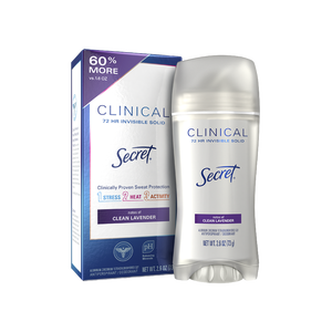 Déodorant Secret Clinical Strength en gros Fizz Clean Lavande Imperméable Invisible Solide - Product Image 6