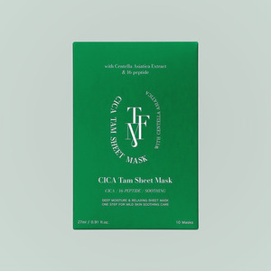 แผ่นมาส์กหน้าเกาหลี Tapomi Cica Tam Sheet Mask 10 แผ่น แผ่นมาส์กหน้า บำรุงผิวหน้า แผ่นมาส์กหน้าสีชมพู - Product Image 2