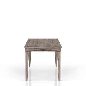 Tavolo da Pranzo Rustico Grigio con Due Cassetti Portaoggetti e Piano Allungabile, Elegante Arredamento in Stile Country - Product Image 2