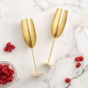 Modern Handmade Brass Wine Glass Set Gold Finish Goblets Luxury <b>Drinkware</b> for Wedding Party Barware Home Gift - Product Image 3