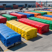Rouleau de bâche multi-couleurs de qualité supérieure, résistant, imperméable, en plastique, pour usage commercial, export et extérieur