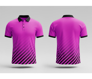 Fashion Sports Polo Shirt Full Sublimation Custom Printing Durable Stitching for Men Women Youth Quick-Dry Dry-Fit Active Polo - Product Image 2