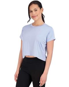 T-shirts courts à manches courtes, manches dolman, col rond, décontractés - Product Image 1