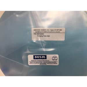AMAT 0200-10464 Pumping <b>Plate</b> Adaptor <b>Ring</b>, 118467 - Trusted Global Legacy Semiconductor Equipment and Parts at - Product Image 1