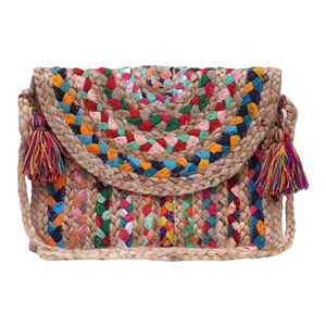 Bolso Bandolera de Yute con Logotipo Personalizado, Bolso de Hombro Moderno para Promoción de Marca - Product Image 1
