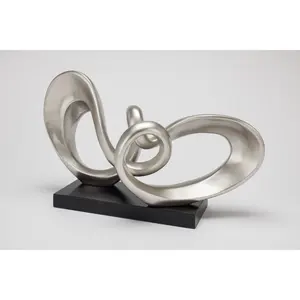Sculpture artisanale haut de gamme pour intérieurs de luxe, sculpture décorative moderne et élégante, sculpture polie moderne. - Product Image 1