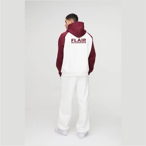 ชุดวอร์มฮู้ดดี้โอเวอร์ไซส์สำหรับผู้ชาย แขนเสื้อแบบแร็กแลน - Product Image 5