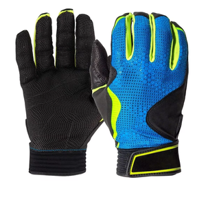 Gants de frappe de baseball unisexes 100% cuir de chèvre véritable, forte adhérence, gants de frappe de baseball pour hommes, sur commande. - Product Image 1