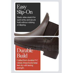 Bottes de paddock élégantes, bottes de paddock de qualité supérieure, matériau doux au toucher avec une construction durable et confortable - Product Image 4