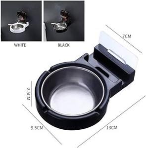 Cendrier de salle de bain en métal au design moderne avec couvercle, créatif, anti-éclaboussures, pour bureau, billard, décoration pour la maison et l'hôtel - Product Image 5