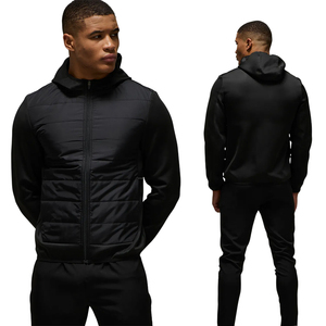 Men's Quilted Puffer <b>Jacket</b> Men Outdoor Clothing <b>Warm</b> Padded Winter Coat Fashion Streetwear Custom Printing Private Label - Product Image 3