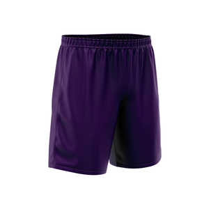 <b>Men</b> <b>Red</b> Solid Color 100% Cotton Quick Dry Breathable Elastic Waist Front Logo Knitted Casual Sport Style <b>Shorts</b> - Product Image 3