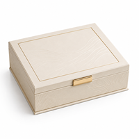 Maßgefertigte Elfenbeinfarbene Luxus-Schokoladengeschenkbox Starre Magnetische Verpackungsbox mit Einlage für Pralinen und Geschenke Großhandel