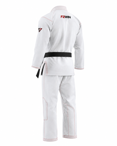 ชุดเทควันโด Force 2 Win สีขาว โพลีเอสเตอร์/คอตตอน สำหรับผู้ใหญ่ ยูนิเซ็กซ์ ยืดหยุ่น ระบายอากาศได้ดี รับสั่งพิมพ์ลายตามแบบ บริการ OEM - Product Image 5
