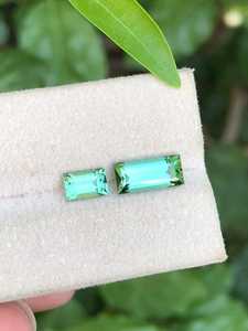 Piedras Preciosas de Turmalina Verde Natural, Cristales Sueltos para Joyería y Colección - Product Image 2