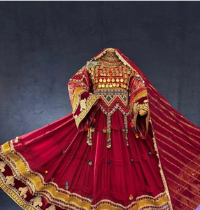 Robe brodée à la main en velours afghan KUCHI de haute qualité à prix réduit et faible MOQ 2026 – Meilleur fournisseur, services OEM - Product Image 5