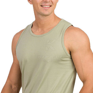 Débardeur de sport pour homme, très vendu, en polyester/coton, séchage rapide et respirant, design de logo personnalisé, vêtements de rue pour l'extérieur - Product Image 4