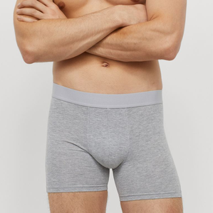 Nuevos Calzoncillos Boxer de Algodón Orgánico para Hombre Joven, con Logotipo Personalizado de su Propia Marca, Transpirables, de Cintura Media - Product Image 4