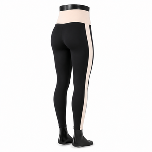 Leggings de sport pour femmes de haute qualité, sans couture, taille haute, avec cordon de serrage, couleur unie, longueur intégrale - Product Image 4