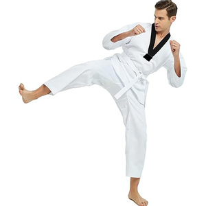 Uniforme de karaté personnalisé de haute qualité, en coton respirant et léger, personnalisable, best-seller des vêtements d'arts martiaux - Product Image 2