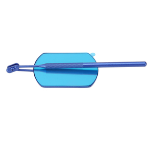 Premium Aesthetic Stainless Steel Gold-Plated Wall Mounted Eyelash Inspection <b>Mirror</b> with Lip Shape Design for Lash Artists - Product Image 3