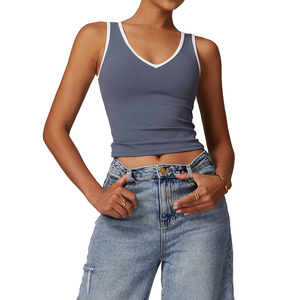Top Deportivo de Yoga para Mujer, Transpirable, Ligero, de Spandex/Nylon, Espalda Descubierta, Corte Ajustado, para Gimnasio y Ejercicio - Product Image 6