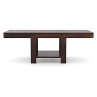 Table basse en bois sculpté artisanal, hauteur réglable, en teck, style moderne, pour salon