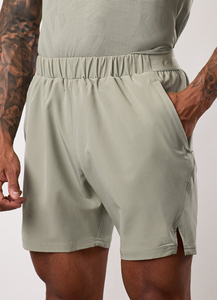 Shorts de sport d'été pour hommes en coton biologique 100% personnalisés, de haute qualité, en molleton bouclette, vierges - Product Image 3