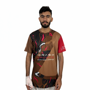 Nueva camiseta de sublimación 100% algodón para hombre, servicio OEM, camiseta estampada por sublimación a precio económico. - Product Image 1