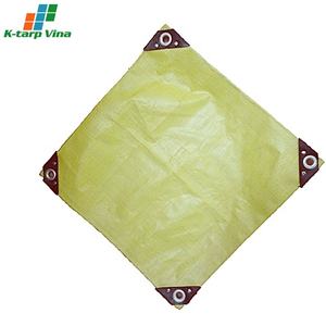 Superventas K-Tarp Viña OEM ODM Color amarillo Lona de PE de alta calidad Moldeado de corte personalizado de alta resistencia Origen de Vietnam - Product Image 2
