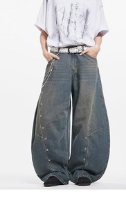 Jeans de Cintura Alta y Pierna Ancha para Mujer, Pantalones Vaqueros Holgados y Elegantes para Moda Y2K y Atuendos Modernos - Product Image 6