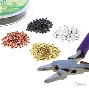 Pince à sertir magique en acier inoxydable pour perles, transforme les tubes à sertir de 2 mm, compatible avec les fils de 0,18 à 0,20 pouces pour le bricolage - Product Image 3