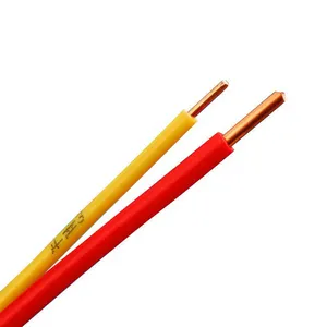 Sertifikasi CE kabel terisolasi PVC 1/1.5/2.5/4/6mm BV kabel rumah konduktor tembaga kabel listrik