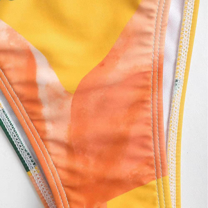 Sublimation Beach Women Sexy <b>String</b> 2 Piece <b>Bikini</b> Set Cheeky Halter Swimsuit <b>Bikini</b> Wear Front - Product Image 4