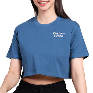 Top Corto para Mujer, Diseño Nuevo, Tallas para Adultos, Transpirable, Precio al por Mayor, Logotipo Personalizado, Color Personalizado - Product Image 1