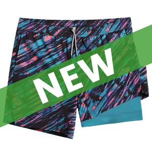 Shorts de sport multi-poches pour homme, séchage rapide, avec fermeture éclair et poche pour téléphone, motif imprimé, spandex, polyester, taille élastique - Product Image 6