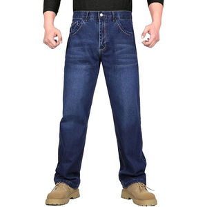 Pantalon FR pour homme, décontracté, en coton lourd 14 oz, pour extérieur et travail, jean ignifuge, protection anti-arc électrique CAT2. - Product Image 6