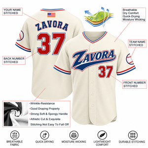 เสื้อเบสบอลปักโลโก้สีเบจแบบกำหนดเอง ขายส่งเสื้อสตรีทแวร์ Y2K กระดุมหน้า คอวี เสื้อทีม OEM แบรนด์ส่วนตัว สั่งผลิตจำนวนมากจากสหรัฐอเมริกา - Product Image 3