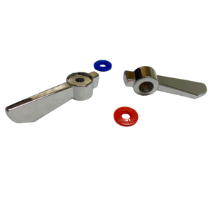 Poignée à levier moderne en zinc chromé HDZ0014 compatible avec les robinets T&S - Product Image 2