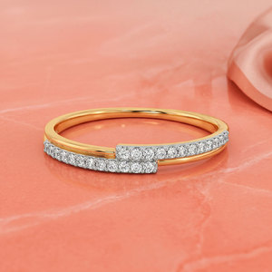 Anillo de Diamantes de Oro Amarillo para Mujer, Corte Redondo, Clásico, Anillo de Bodas, Diamantes Cultivados en Laboratorio, Disponible en Oro de 10K, 14K, 18K, Plata 925, 935 - Product Image 1