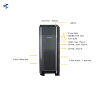Estación de Trabajo Supermicro A+ AS-5014A-TT, Procesador Threadripper Pro de un Solo Socket, DDR4, PCIe 4.0, Torre 5U, Alto Rendimiento, en Stock