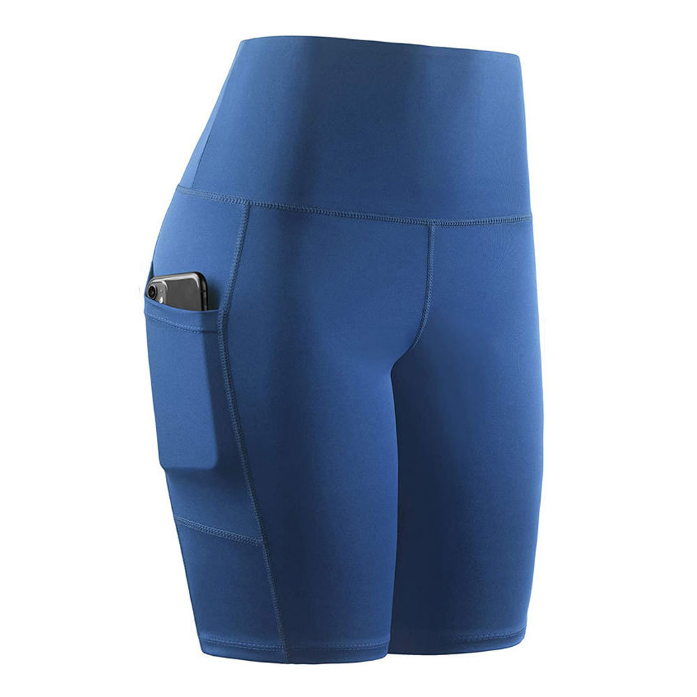 High Stretch Breathable Yoga Shorts for Women-Fitness Gym Wear High Waist Elastic Waist Spandex/Nylon Material Push up Design