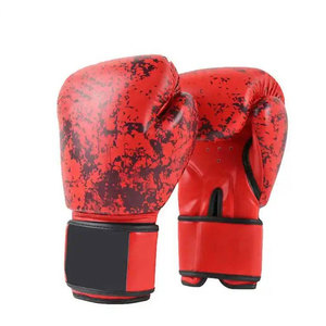 Gants de boxe d'entraînement en cuir marron Econex Sports avec fermeture et sangle de poignet réglable pour adultes - Product Image 3