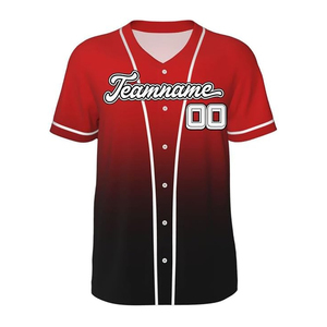 Cheap Low MOQ Customized Printed Logo Baseball Jersey High Quality 100% Organic Cotton Silk Screen Printing Quick Dry OEM ODM - Product Image 3