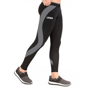 Leggings de Compresión para Hombre, Hechos a Mano, Talla Ajustable, Spandex/Poliéster, Cintura Elástica, Transpirables, de Secado Rápido, para Yoga, Gimnasio, Running y Deportes - Product Image 2