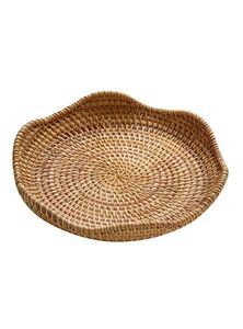 ถาดหวายสานตกแต่งทำมือ พร้อมหูจับ งานฝีมือจากเส้นใยพืชสมัยใหม่ HANDICRAFT HUB อุตรพัฒนา สำหรับตกแต่งบ้าน - Product Image 5