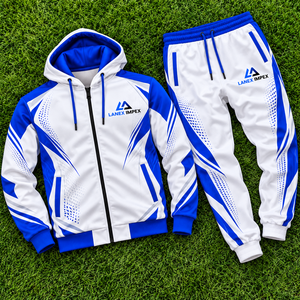Survêtement de sublimation personnalisé pour les sports d'équipe, tenue d'entraînement sur mesure avec veste et pantalon, vente en gros d'équipements sportifs - Product Image 6
