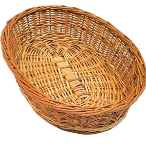 Wholesale Priced Handcrafted Eco-Friendly Luxury <b>Bamboo</b> Storage <b>Basket</b> Natural Woven Handle Hanging Function for Hotel Use Home - Product Image 3