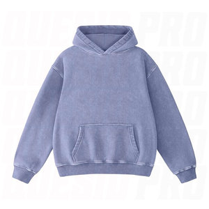 Sudadera con Capucha Oversize para Hombre y Parejas, Estilo Vintage con Lavado Ácido, Tejido Suave, Unisex, Estilo Americano - Product Image 1