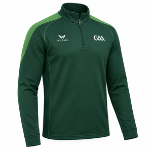 เสื้อสปอร์ต WILCARE รุ่น Green Quarter Zip Pullover ผ้าโพลีเอสเตอร์ระบายอากาศดี เหมาะสำหรับทีมกีฬา ราคาขายส่งถูก ปี 2026 - Product Image 1